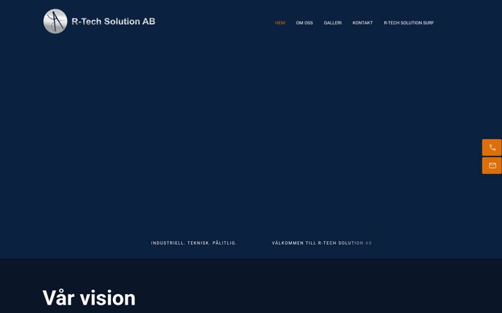 Screenshot of rtechsolution.se