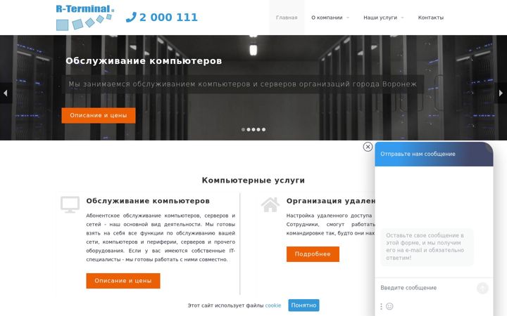 Screenshot of rterm.ru