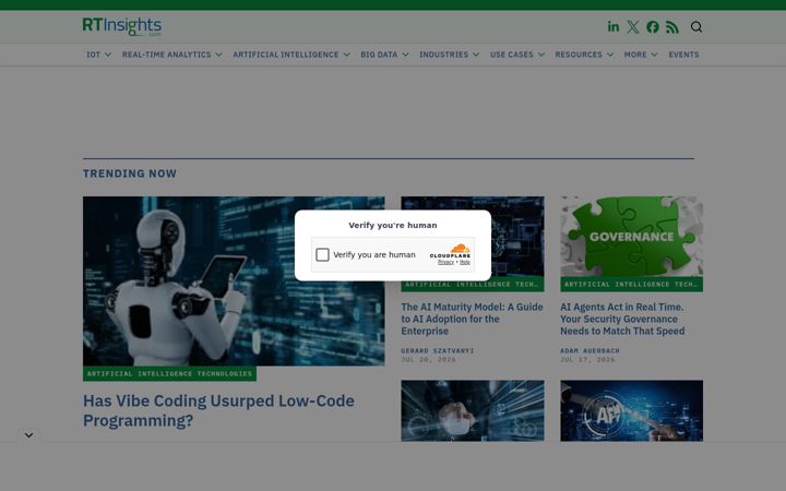Screenshot of rtinsights.com