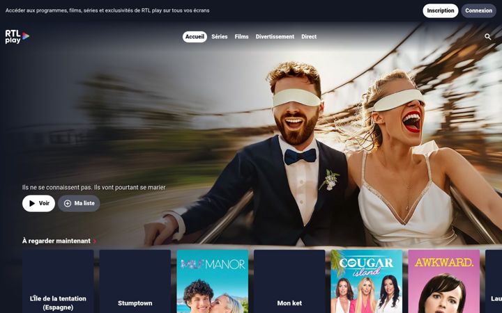 Screenshot of rtlplay.be