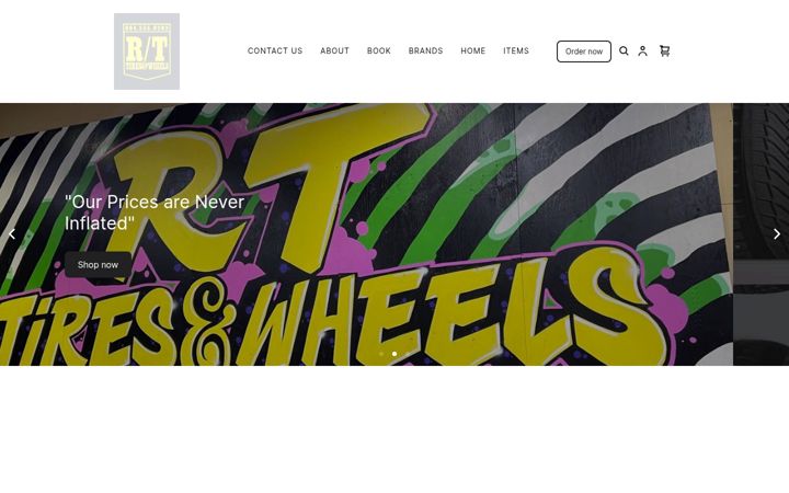 Screenshot of rttires.ca