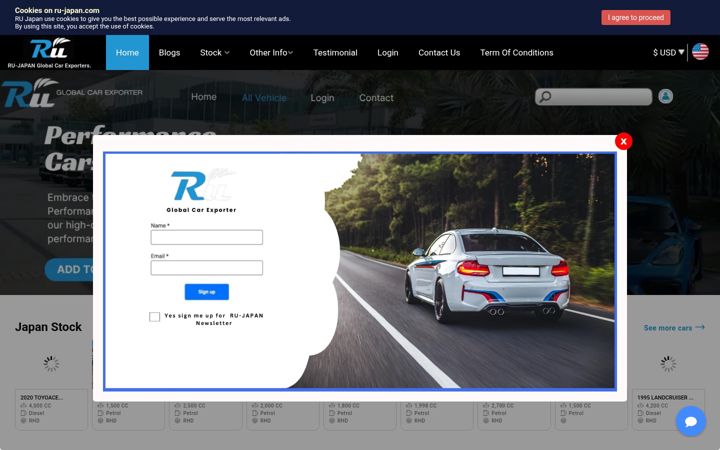 Screenshot of ru-japan.com
