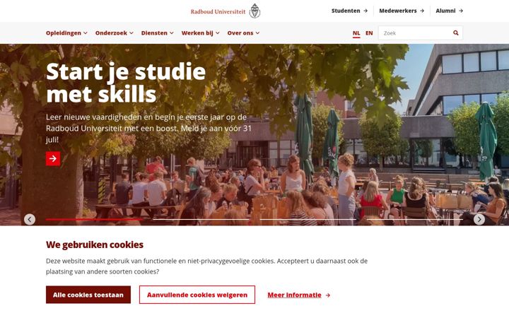 Skærmbillede af ru.nl
