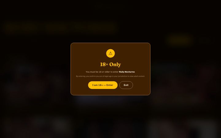 Screenshot of rubynocturne.com