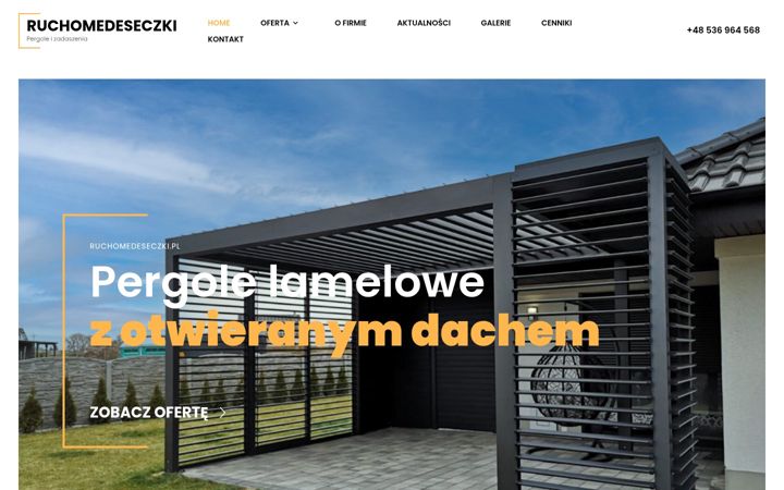 Screenshot di ruchomedeseczki.pl