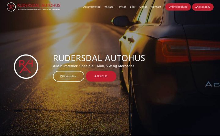 Skærmbillede af rudersdalautohus.dk