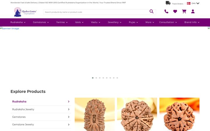 Screenshot of rudraksha-ratna.com