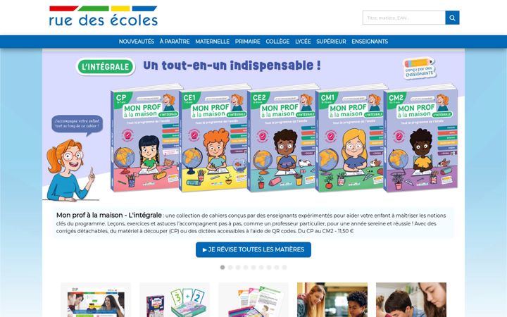 Screenshot of ruedesecoles.com