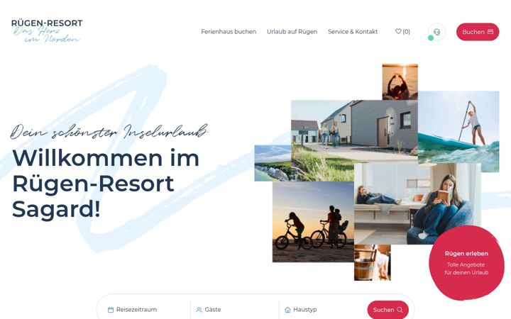 Screenshot of ruegen-resort-sagard.de