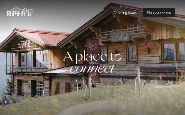 Screenshot of rufanaalpsuite.at