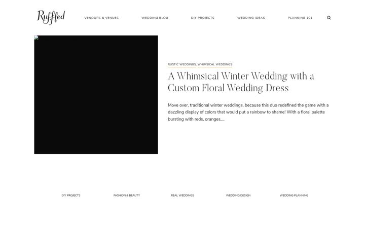 Screenshot of ruffledblog.com