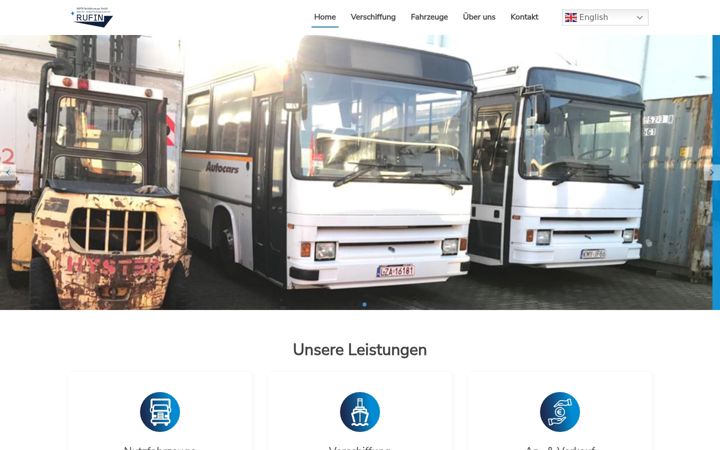 Screenshot of rufin-trucks.com