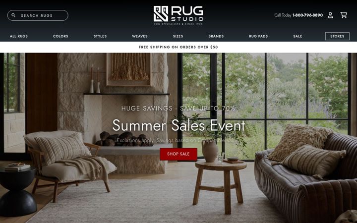 Screenshot of rugstudio.com