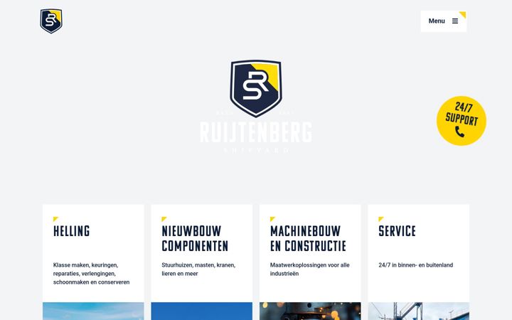 Ekrano kopija ruijtenbergshipyard.nl