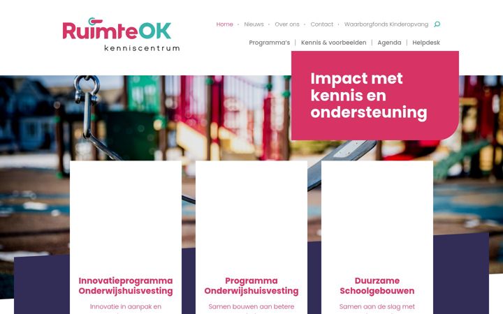 Skærmbillede af ruimte-ok.nl