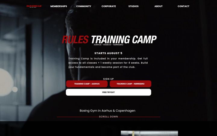 Screenshot of rulesboxingclub.com