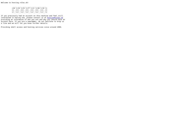 Screenshot of rulez.sk