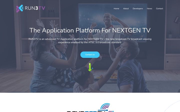 Screenshot of run3tv.com