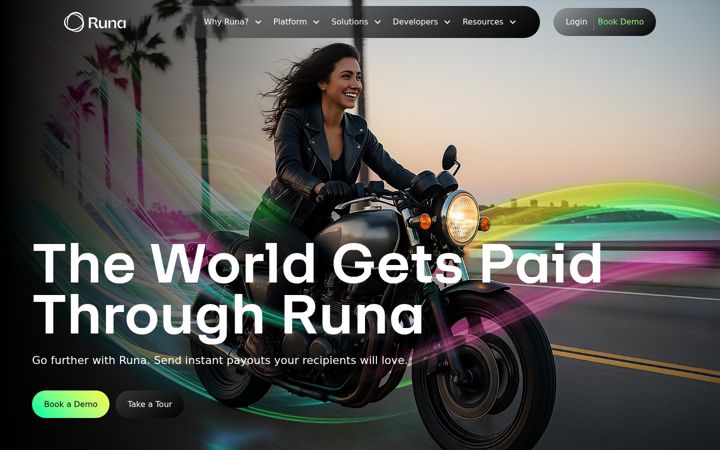 Screenshot of runa.io