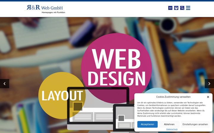 Snímek obrazovky rundrweb.com