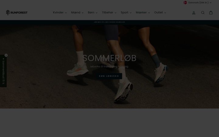 Screenshot of runforest.com