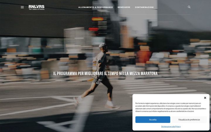 Screenshot of runlovers.it