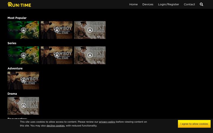 Képernyőkép: runtime.tv