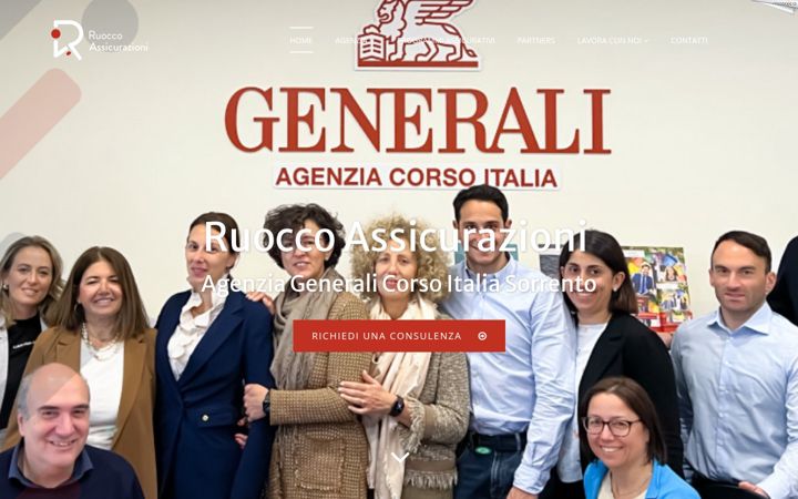 Ekrānuzņēmums no ruoccoassicurazioni.com