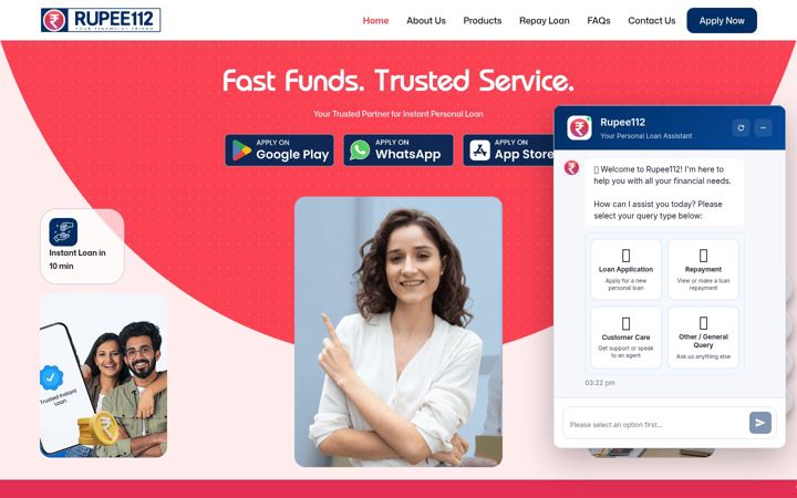 Screenshot stránky rupee112.com