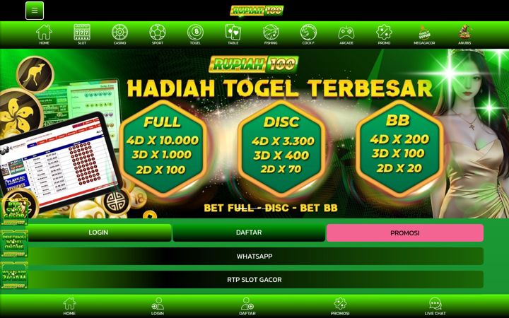 Screenshot of rupiah100entertainment.com