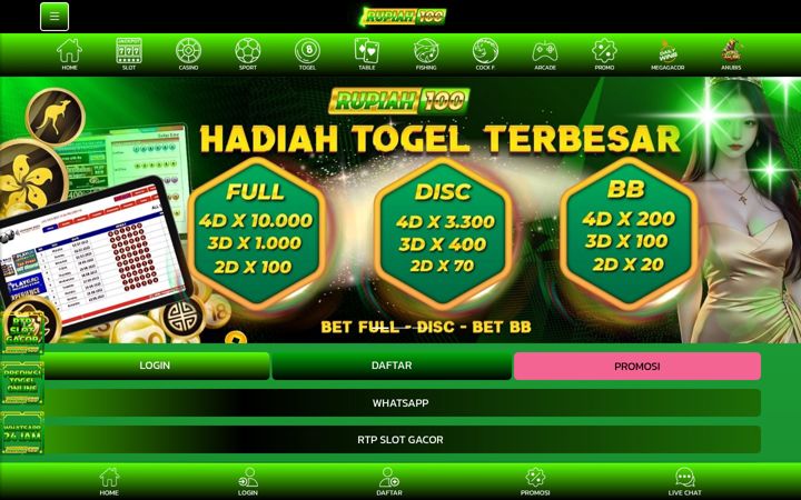 Screenshot of rupiah100jajan.site