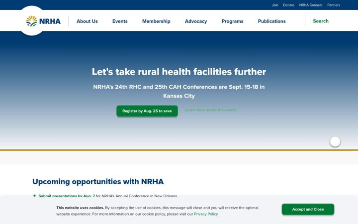 Screenshot of ruralhealth.us