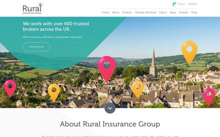 Screenshot of ruralinsurance.co.uk