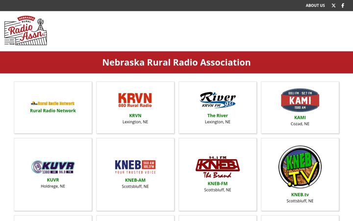 Screenshot of ruralradio.com