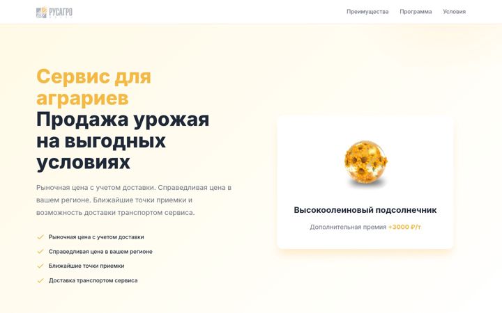 Screenshot of rusagromaslo.com