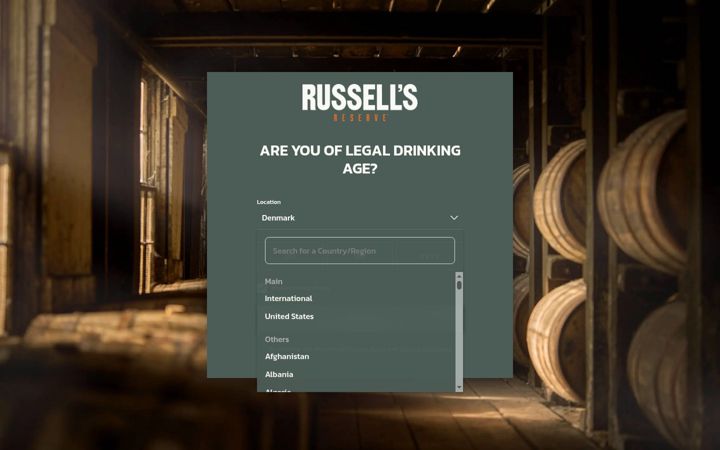 Captura de pantalla de russellsreserve.com