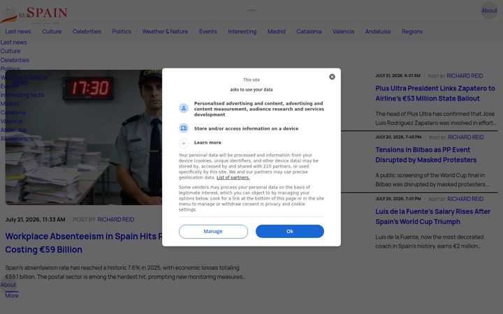 Screenshot of russpain.com