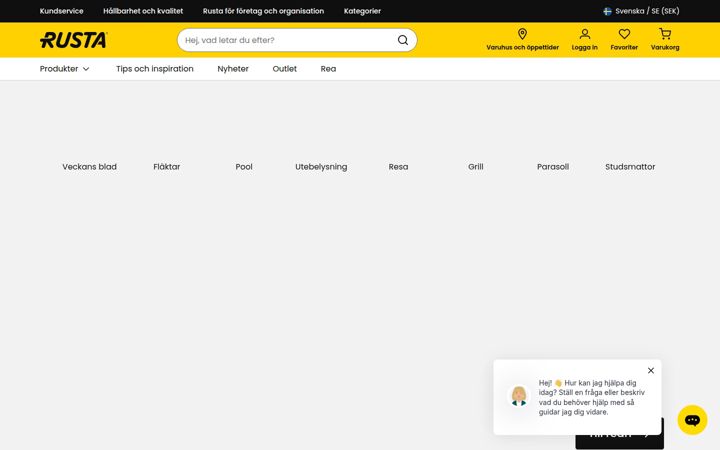 Screenshot of rusta.com