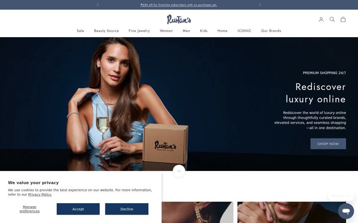 Screenshot του rustans.com