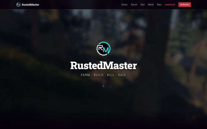 Screenshot of rustedmaster.eu