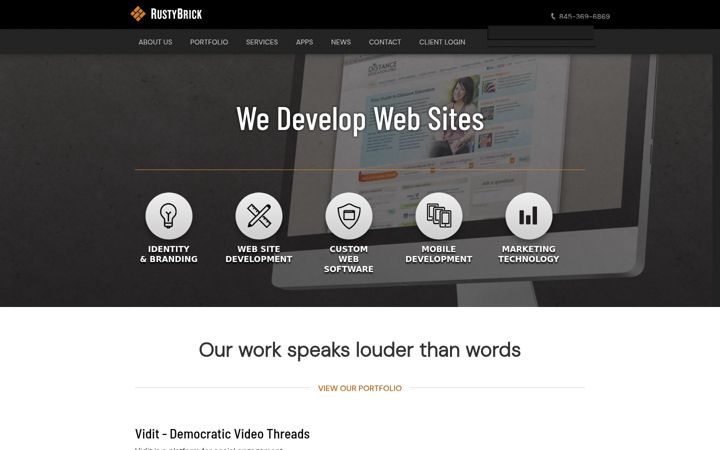 Screenshot von rustybrick.com