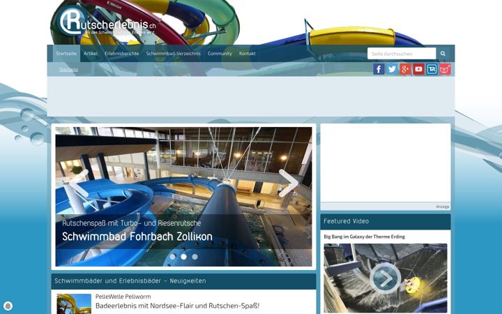 Screenshot of rutscherlebnis.ch