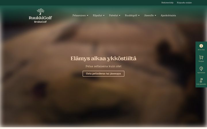 Screenshot of ruukkigolf.fi