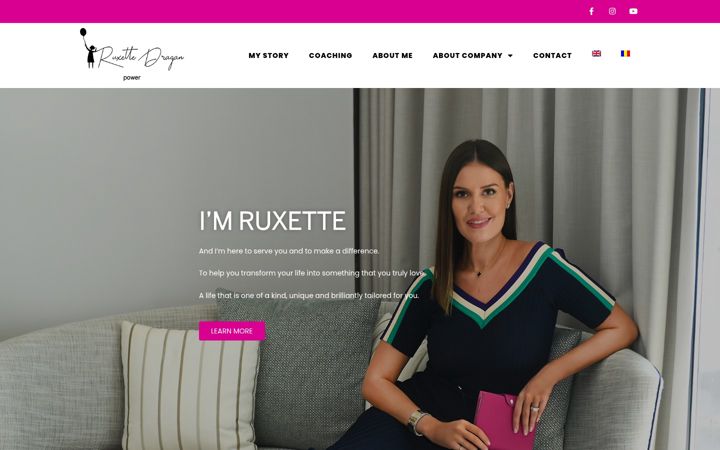 Skærmbillede af ruxettedragan.com