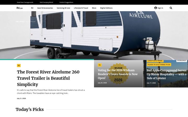 Zrzut ekranu rv.com