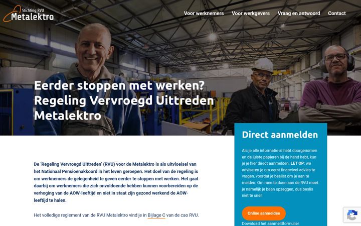 Screenshot of rvumetalektro.nl