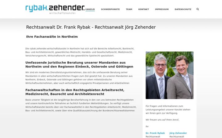 Screenshot van rybak-zehender.de