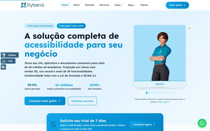 Zrzut ekranu rybena.com.br