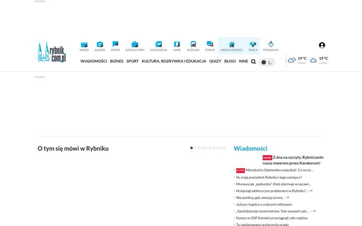 Screenshot of rybnik.com.pl