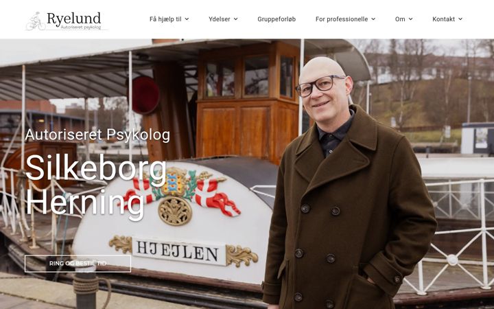 Screenshot of rye-lund.dk